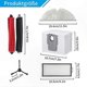 thumbnail image 3 of Vacuum Cleaner Accessories Kit with Main Brush, Side Brush, and HEPA Filter for Robotic Models, 3 of 5