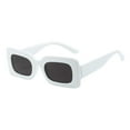thumbnail image 1 of Gafas de sol rectangulares Yuyangstore para mujer Blanco Negro Gris, 1 of 8
