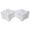White, variant on J&M Home Fashions Modern Cotton Brights Washcloths in Multi-Color (Set of 24)