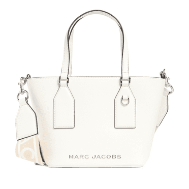 Marc Jacobs Small Saffiano Leather Tote Crossbody Bag Purse In Cotton $350