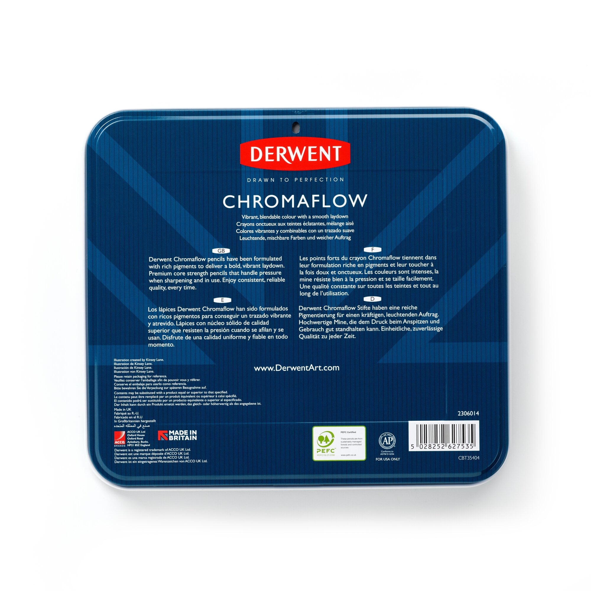 Derwent Chromaflow Colored Pencils - Set of 72