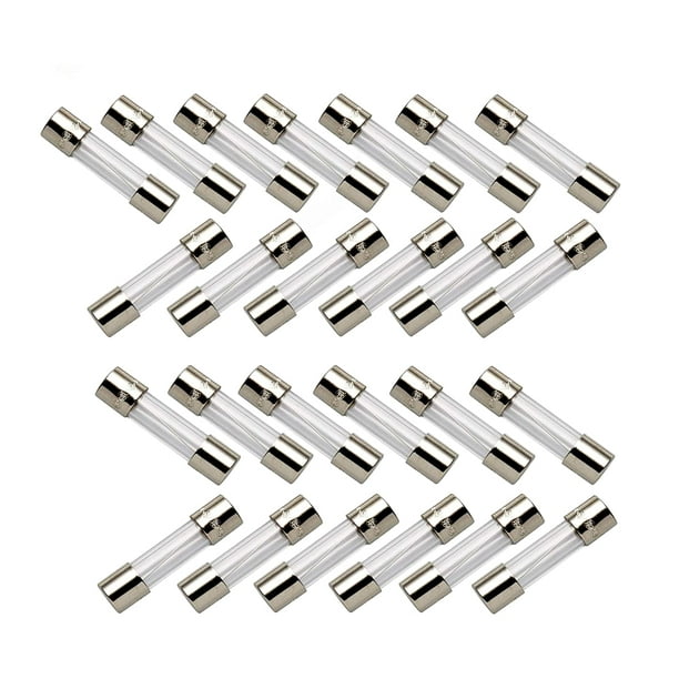 DealEnvy (25 Pack) C9, C7, G40 Christmas Light Replacement Fuses 5 amp