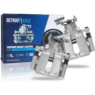 Detroit Axle - 2pc Rear Brake Calipers for 2011-2017 Buick Regal 2012-2016 LaCrosse 2013 Chevrolet Malibu Brake Calipers with Brackets Replacement