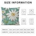 thumbnail image 5 of Chilfamy  Spring Pillow Cover  Daisy Floral Bloom Decorations Seasonal Farmhouse Summer Pillow Case Decor for Sofa Couch, 5 of 5