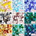 thumbnail image 5 of Azulejo de vidrio de color cuadrado de 200 g, 1 x 1 cm, 1,5 x 1,5 cm o 2 x 2 cm, piezas de vidrio Tiffany para kits de lámparas de mosaico para manualidades, material para pasatiempos, 5 of 5