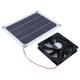 thumbnail image 1 of Panel solar portátil, panel solar portátil de 10 W, panel de carga con ventilador de extracción para exteriores, optimizado para la excelencia, 1 of 12