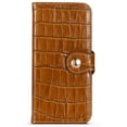 thumbnail image 1 of Pure Leather Wallet Case For Iphone 16 15 14 13 12 11 Pro Max C7-Brown,iPhone 15 Pro, 1 of 4