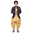 thumbnail image 1 of Ahhaaaa Kids Ethnic Indo Western Sherwani Kurta and Dhoti Pant Set for Boys, 1 of 5