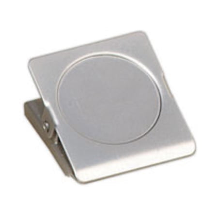 Office Depot Magnetic Clips, 1 3/4in., Silver, Pack Of 3, AV-MGL