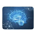 thumbnail image 1 of SIDONKU Neurology Human Brain on Blue Memory Radiology Scan Xray Study Doormat Floor Rug Bath Mat 23.6x15.7 inch, 1 of 1
