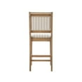 thumbnail image 6 of Linon Kendall 26" Counter Stool Padded Back & Seat in Greywash Finished Wood, 6 of 10