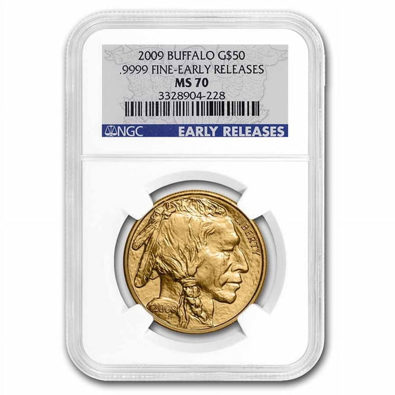 2009 1 oz Gold Buffalo MS-70 NGC (Early Releases)