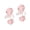 Cherr light, variant on Pack of 2 Decorative Polyester Curtain Holdbacks with Flower Theme Drapery Tie Polyester Texture for Living Room