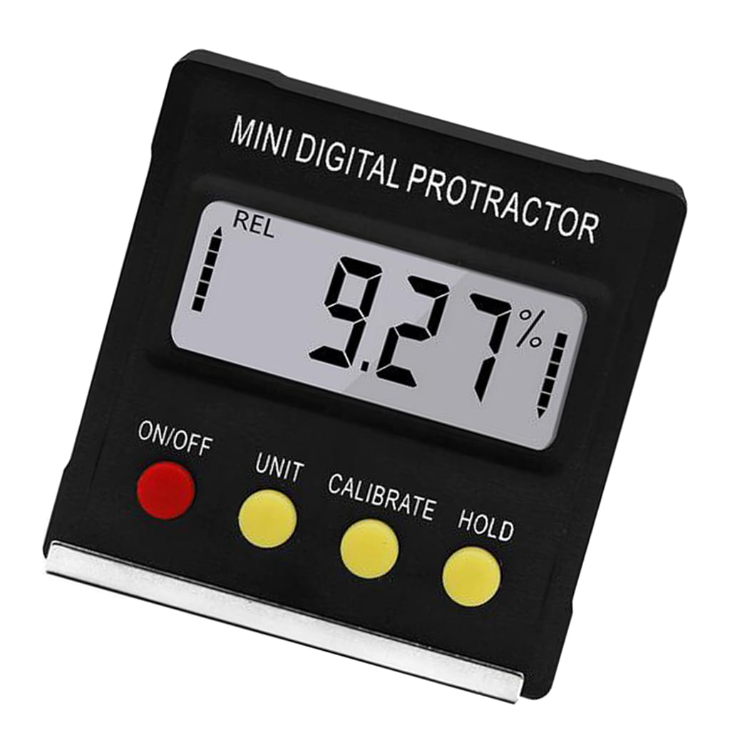 LCD Digital Inclinometer Protractor Gauge Bevel Angle Finder Magnet Base Nice EA 