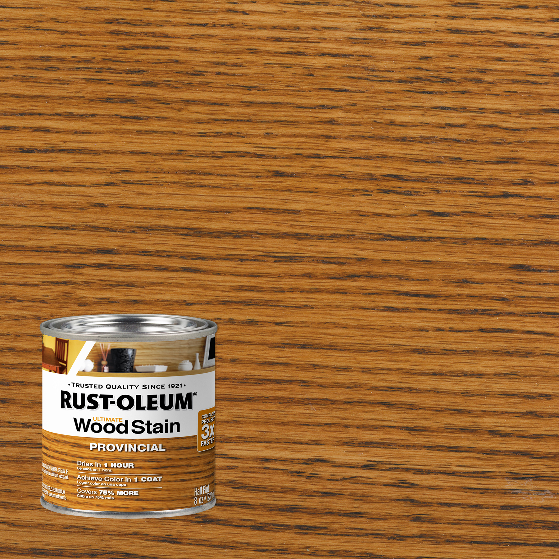 RustOleum Provincial Ultimate Wood Stain, Half Pint