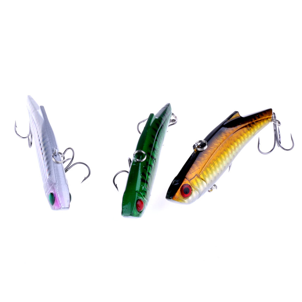 HENGJIA Fishing Lures, 8 Pack Lipless Crankbaits for Bass, Deep Diving Minnow VIB Hard Baits Sinking Fishing Lure for Saltwater Freshwater Bass, Redfish, Trout, Walleye, 0.99oz/3.54in