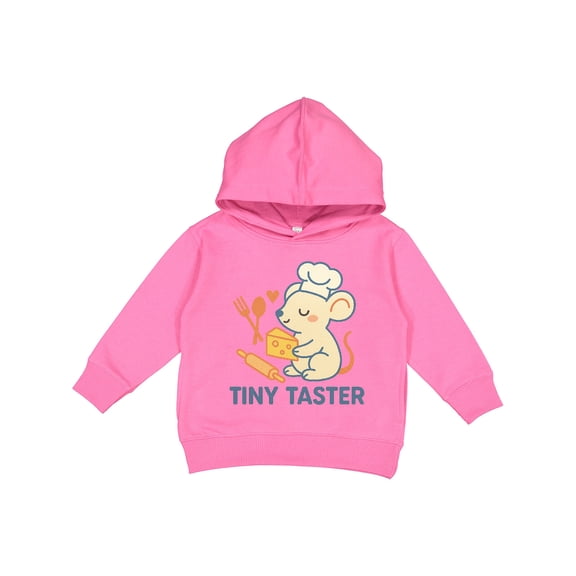 Inktastic Tiny Taster Chef Mouse with Cheese Toddler Hoodie