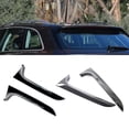 thumbnail image 2 of Car Rear Window Side Spoiler ABS Gloss Black Rear Canard Splitter Accessories For A-U-D-I A6 C7 Travel Edition Allroad 2012-2018, 2 of 7