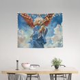 thumbnail image 2 of Dog Angel Ascension Tapestry, Wall Tapestry Tapestry Wall Hanging, Tapestry Aesthetics for Bedroom Living Room College Dorm Decor, One Piece Tapestry(29" x 37"), 2 of 5