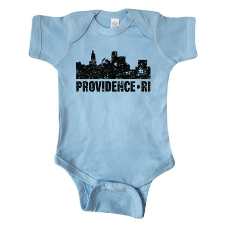 

Inktastic Providence Skyline Grunge Gift Baby Boy or Baby Girl Bodysuit