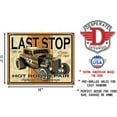 thumbnail image 2 of Last Stop Hot Rod Repair Tin Sign - 12.5x16, Multi-color, 2 of 2