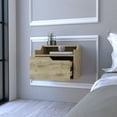 thumbnail image 7 of DeeHome Floating Nightstand Chester, Bedroom, Macadamia, 7 of 7