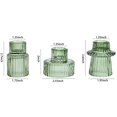 thumbnail image 2 of Portavelas Vixdonos Taper Glass para mesa (3 unidades), 2 of 7