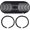 Black, variant on 14 Pcs Elastic Boot Straps Bands Bicycle Pant Leg Blousing Garters with Metal Hook Hiking Ankle for Trouser Black -
