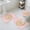 Pink, variant on Golden Crown Bath Mat 3 Piece Bathroom Rug Set, Pink Cartoon Funny Geometric Plaid Art Non Slip Bath Rug Contour Mat and Toilet Lid Cover, Absorbent Shower Mats Soft Bath Rugs and Mats Sets