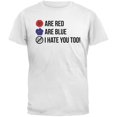thumbnail image 1 of T-Shirt Adulte Blanc Roses are Red Poem, 1 of 1
