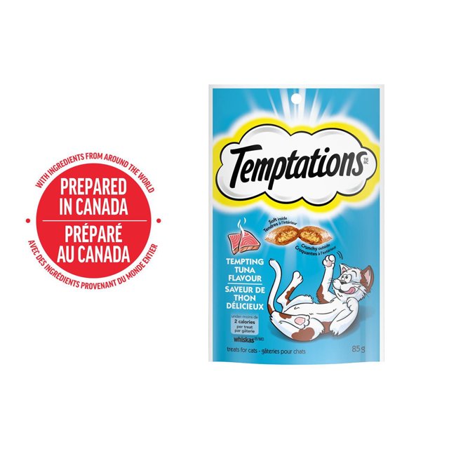 Temptations Tempting Tuna Flavour Soft & Crunchy Adult Cat Treats