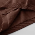 thumbnail image 4 of Mercatoo Girls Classic Knit Cardigan School 𝗨niform Sweater Crewneck Button Front Outerwear Kids Girls Fuzzy Jacket Coat, 4 of 9