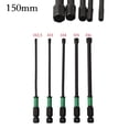 thumbnail image 2 of 1/4inch Hexagon Screwdriver Bit Quick Change Driver Power Drill Length 150mm, 2 of 6