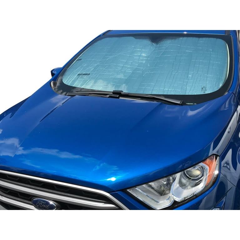 HeatShield The Original Windshield Sun Shade Custom Fit for Ford EcoSport SUV 2018 2019 2020 2021 Silver Series