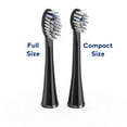 thumbnail image 4 of Waterpik Genuine Full Size Replacement Brush Heads With Covers for Sonic-Fusion Flossing Toothbrush SFFB-2EB, 2 Count Black, 4 of 5