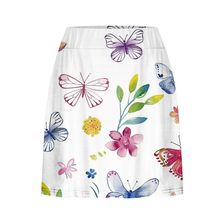 Rezuofi Pcs 2025 Womens Golf Skorts Skirts Tie Dye Printed High