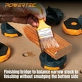 thumbnail image 5 of POWERTEC 4 Pack Finishing Bridges - Fits Bench Dog Stops Puck - Non-Marring, Support for Painting, Staining & Finishing (72144N), 5 of 7