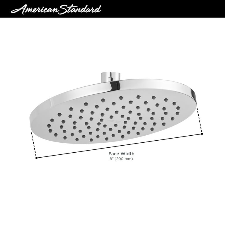 1-Spray 2 in. Single Wall Mount Handheld Shower Head in White 1-Spray 2 in. Single Wall Mount Handheld Shower Head in White
