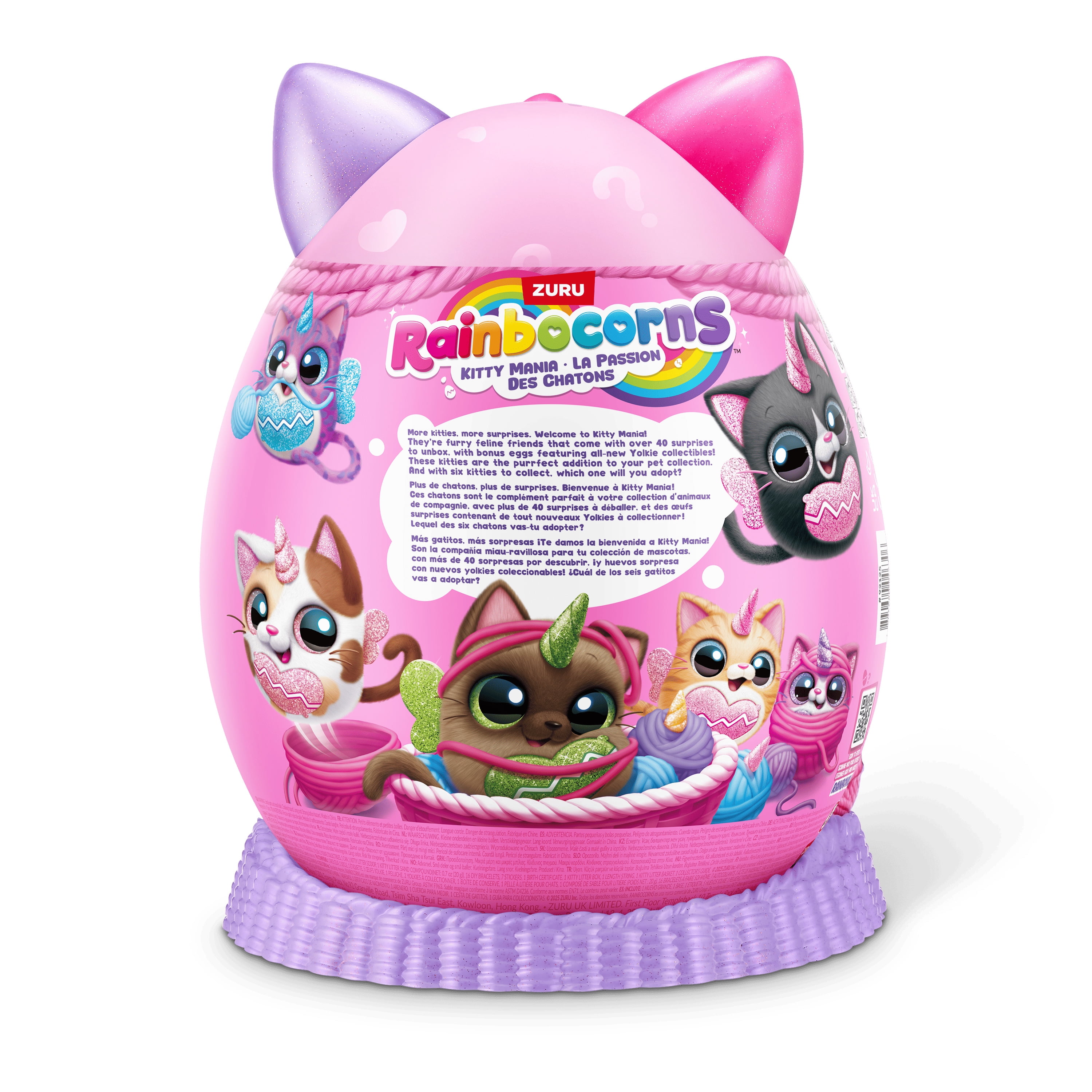 Rainbocorns Kitty Mania by ZURU, Plush Toy for Girls