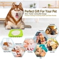thumbnail image 5 of Fun Health Benefits Licking Mat For Dogs, Thoughtful Design Promotes Healthy Eating Habits, Boredom And Anxiety Reducer, Slow Feeder Dog Bowls Alternative, Suitable For Cats,, 5 of 5