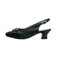 thumbnail image 3 of FLORAL Hera Women's Wide Width Slingback Dress Pumps BLACK 5, 3 of 6