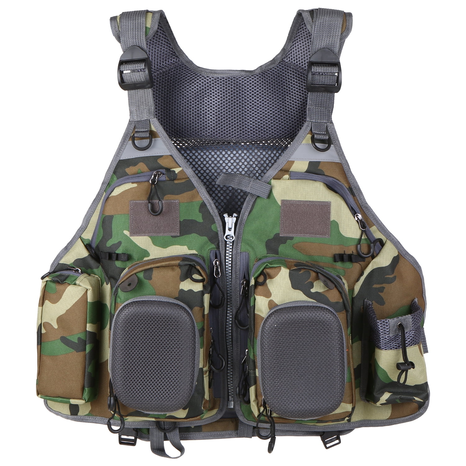 Fishing MultiPockets Floatation Vest Adults Waistcoat