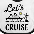 thumbnail image 4 of Inktastic Lets Cruise Boys or Girls Baby Bib, 4 of 4