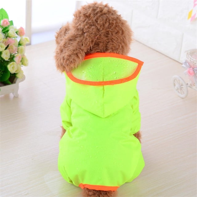 Agiferg Imperméable pour Chien Chiot Imperméable à Capuche