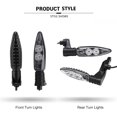 thumbnail image 2 of Motorcycle LED Turn Signals Indicators Front & Rear Turn Lights Replacement for BMW R1200GS G310R G310GS F800GS F700GS, 2 of 8