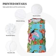 thumbnail image 3 of Rocae Tropical Jungle Flamingo for Men's Basketball Jersey Lightweight and Breathable Athletic Tank Top,Quick-Drying Sports Jersey Large, 3 of 9