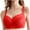 Red, variant on Pregnant Women's Breastfeeding Bra Solid Color Adjustable Strap Pre Opening Button Breast Feeding Bra Cotton Maternity Sleep Bras for Women
