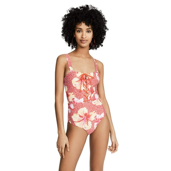 Onia Women's Raquele One Piece, Santa Fe Red, Medium