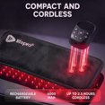 thumbnail image 4 of Lifepro Red Light Therapy Belt – Infrared Light Pad for Back, Muscle Relaxation, Circulation & Post-Workout Recovery - Black, 4 of 11