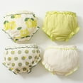 thumbnail image 2 of Gibobby Toddler Girls Panties Big Girls' Underwear Cotton Full Briefs Contrasting Color Panties for Teens Multi Pack(3-5 Years,Green), 2 of 6